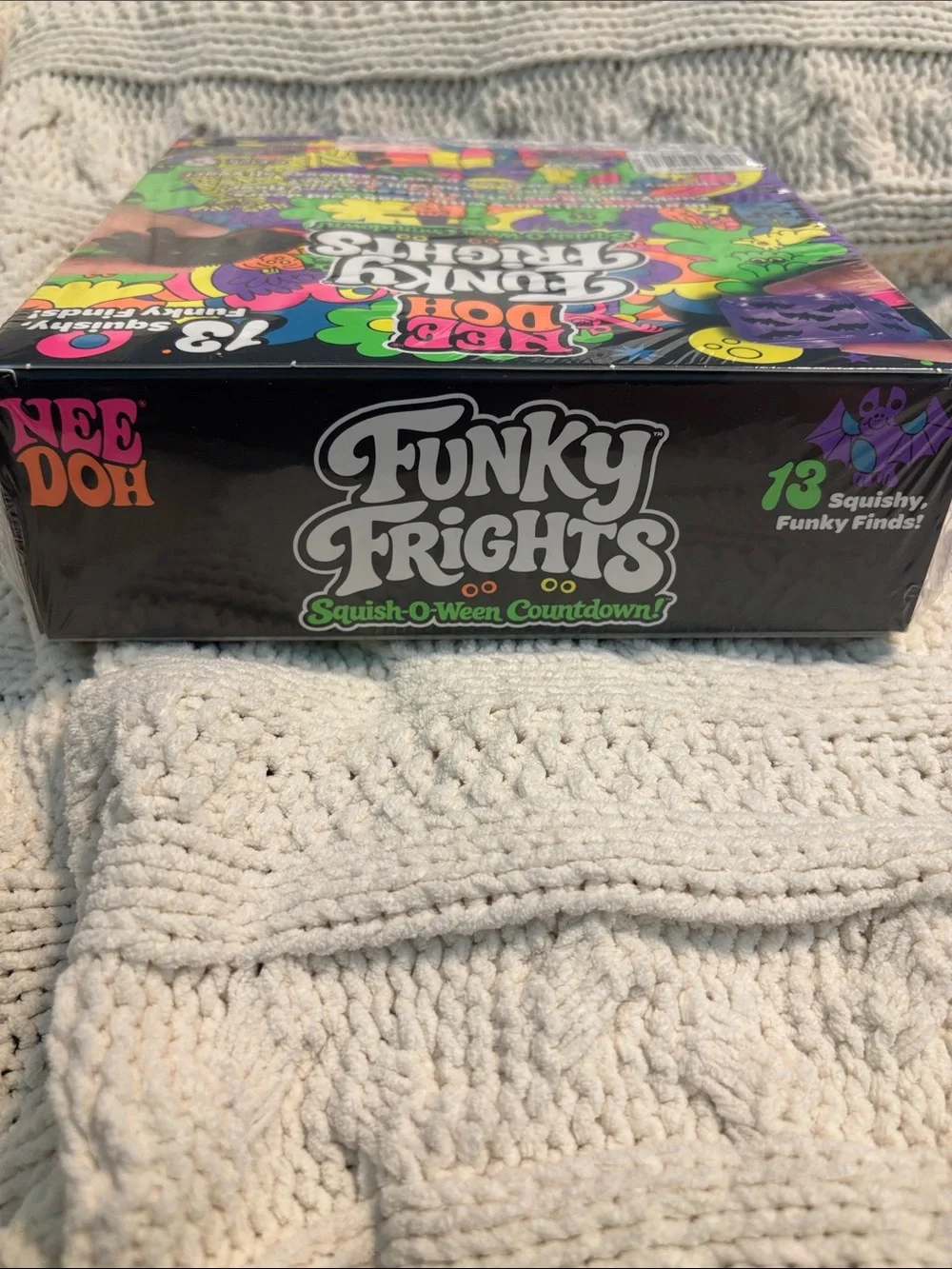 NeeDoh Funky Frights Squishy Toy Set - Neon Multi-Color